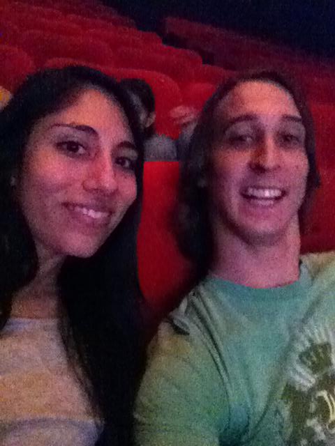 Looking forward to watching a movie...and then we watched the awful RoboCop. Photo Credit: Justin Hansen